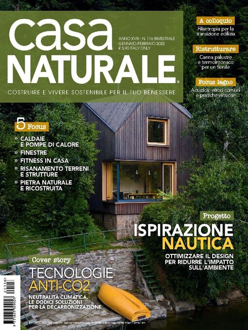 Cover image for Casa Naturale: N. 116 Gennaio - Febbraio 2022